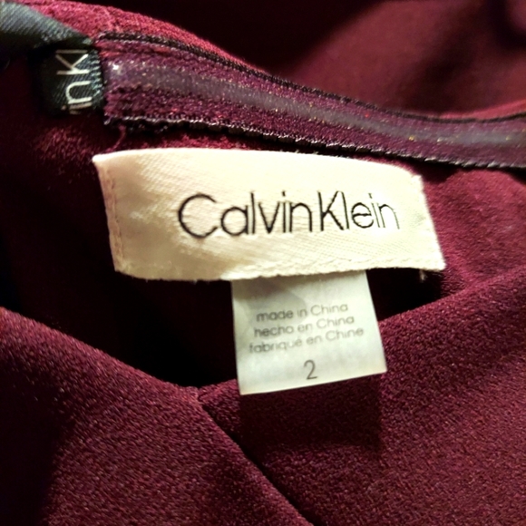 NWT Calvin Klein Off Shoulder High-Low Dress - Picture 8 of 9